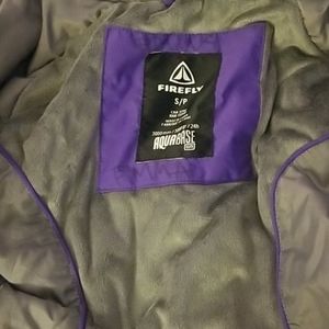 Firefly aqua Base kids small snow jacket